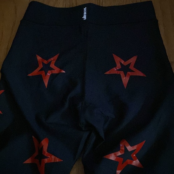 NWOT Ultracor Red Stars Leggings - Picture 11 of 14